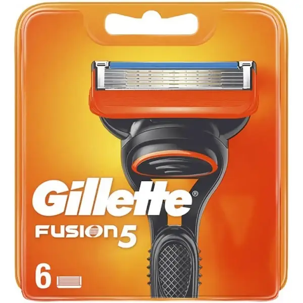 

Сменные кассеты (лезвия) для бритья Gillette Fusion 5 6шт. в упаковке
