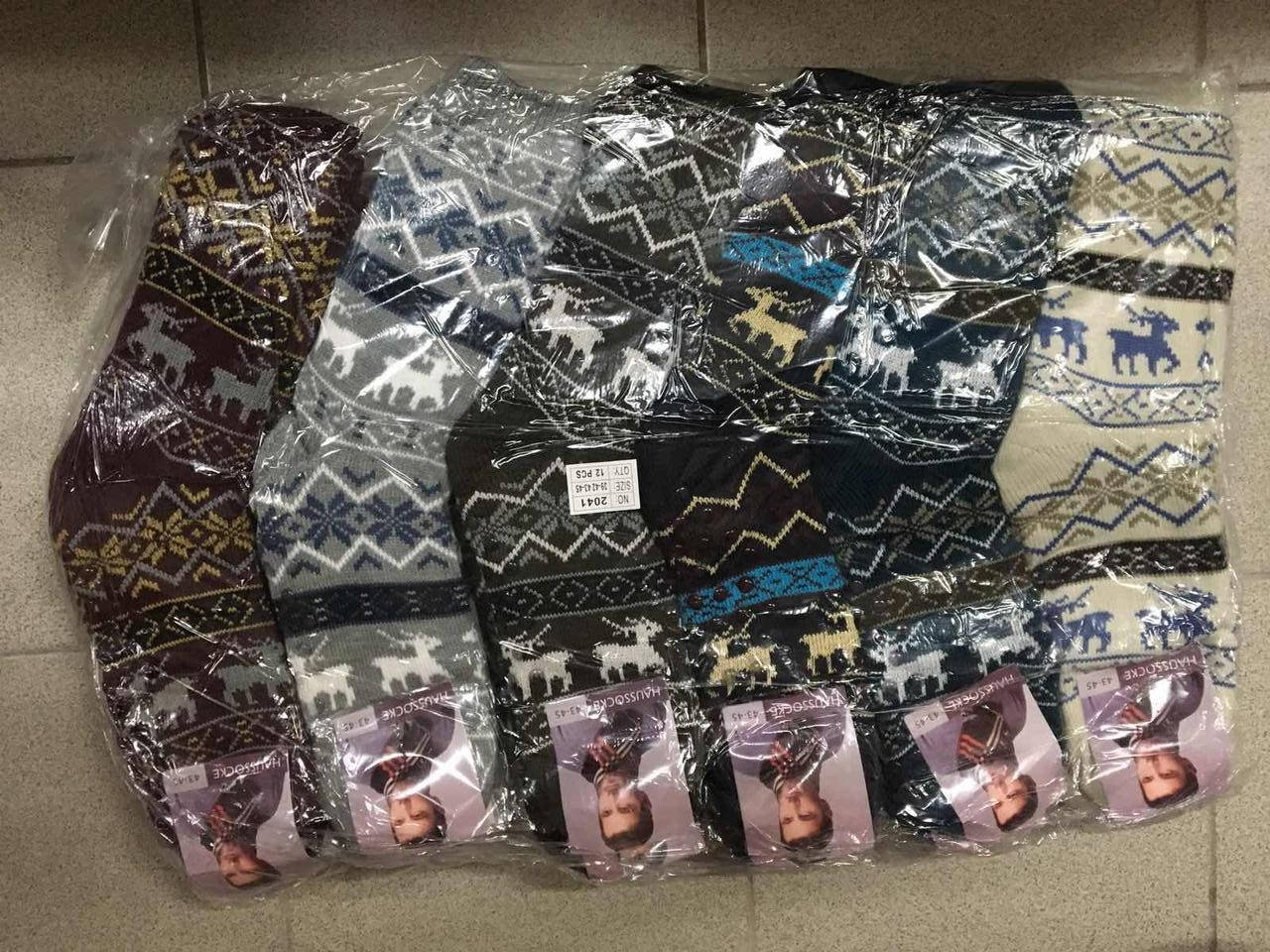 

Носки шерстяные на меху мужские, Разные цвета