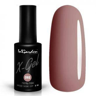 

Гель лак INGARDEN X-GEL (Бежево-розовый ) № 092, 8 мл