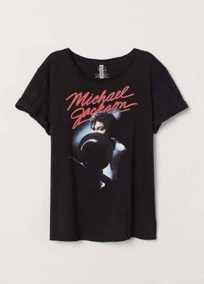 

Футболка женская H&M М черная (2803), Черный