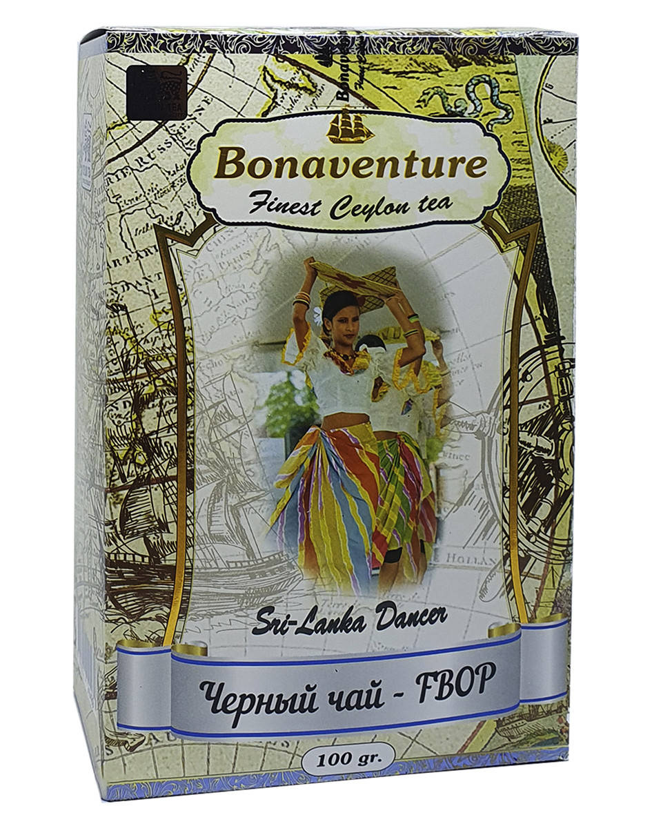 

Чай черный FBOP Bonaventure Sri-Lanka Dancer 100 г (1744)