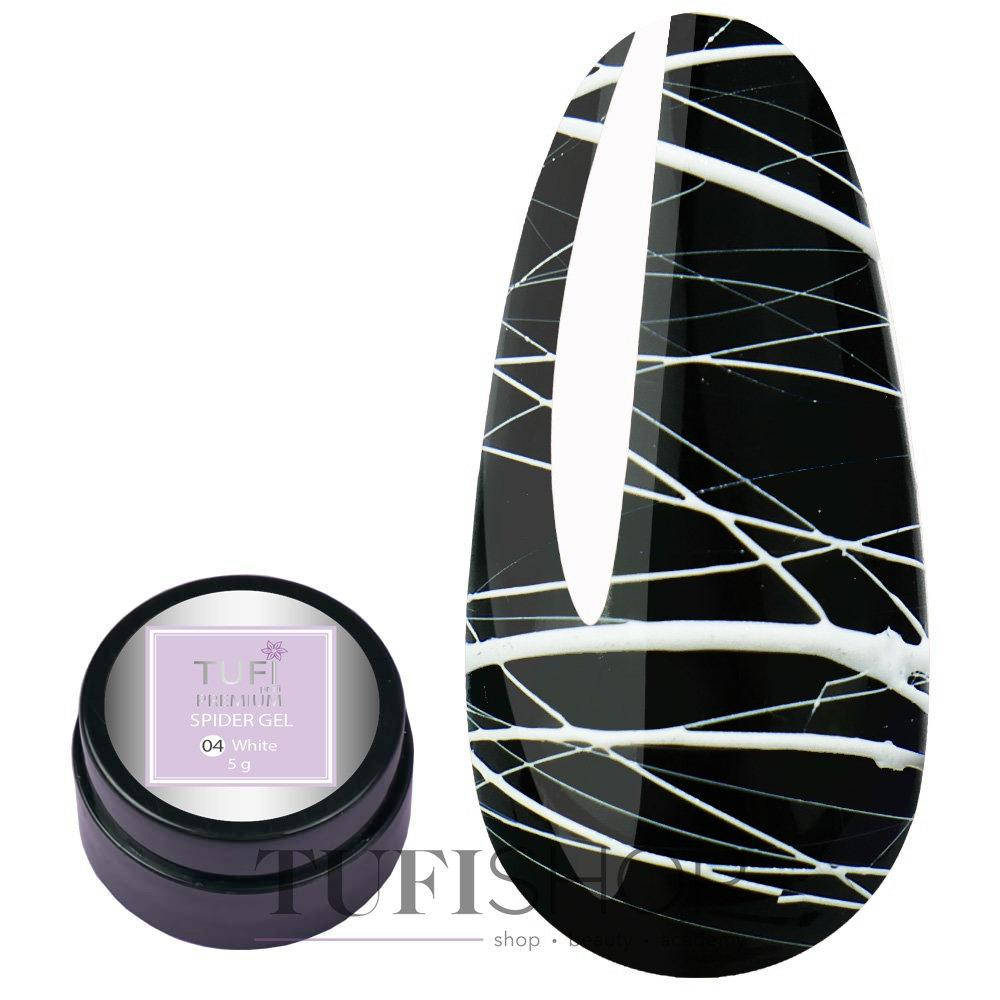 

Паутинка TUFI profi PREMIUM Spider Gel 004 белый 5 гр (0104334)