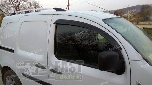 

ДЕФЛЕКТОРЫ ОКОН, ВЕТРОВИКИ RENAULT KANGOO 2008- 2 ШТ. COBRA