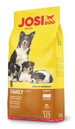 

JosiDog Family сухой корм для щенков и юниоров, для беременных и кормящих собак 18 кг