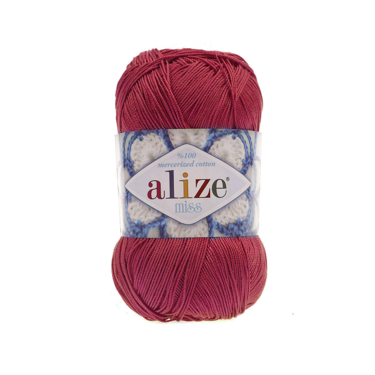 

Пряжа Alize Miss 366 гранат, Фиолетовый