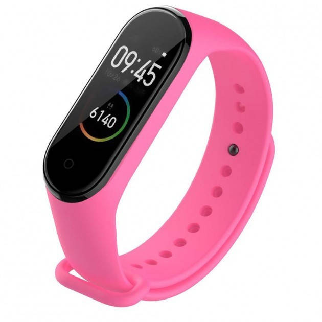 

Ремешок силиконовый BeWatch для Xiaomi Mi Band 3 \ 4 розовый