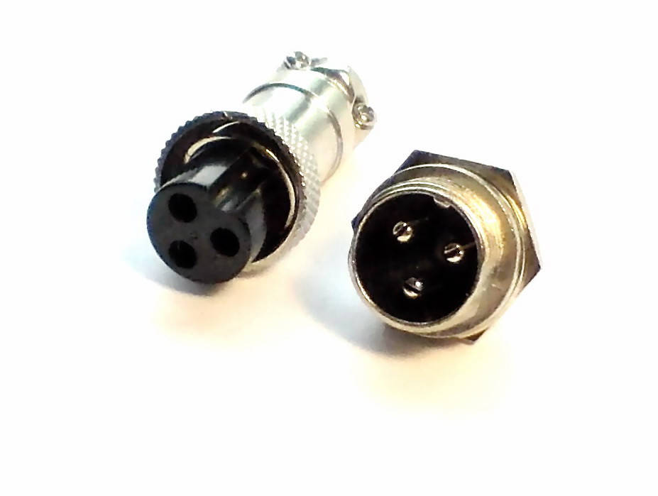 

Разъем 3 контактный (3 pin) пара, оптом от 10 шт.