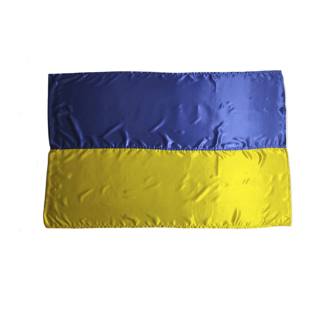 

Флаг Украины 141 х 85 см атлас (4841)