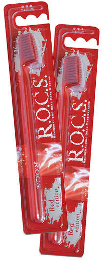 

Зубная щетка для взрослых R.O.C.S. Red Edition