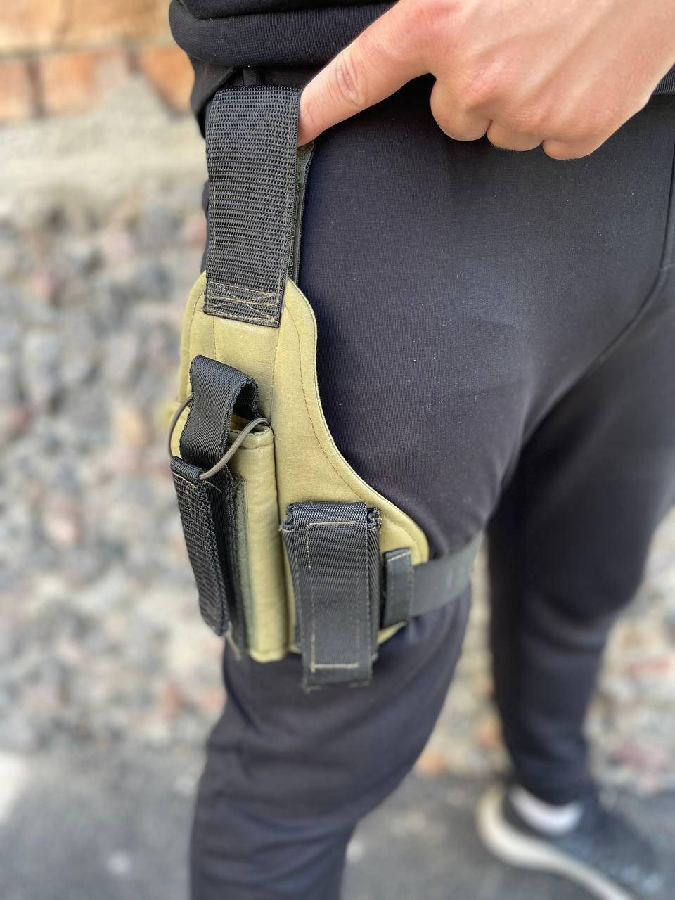 

Кобура тактическая для пистолета набедренная кордура