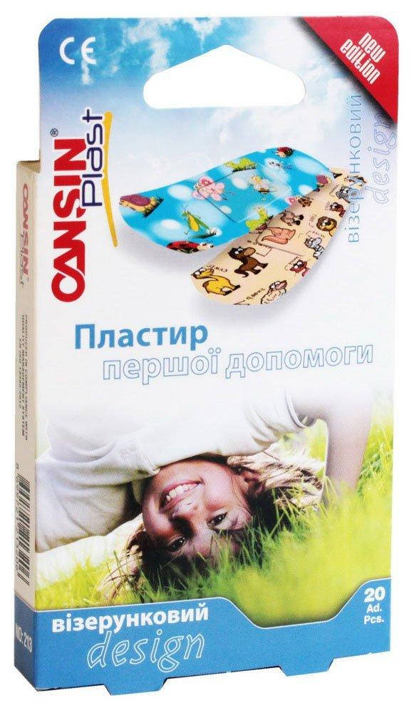 

Набор пластырей CANSINPLAST узорный детский1,9смх7,2см 20шт