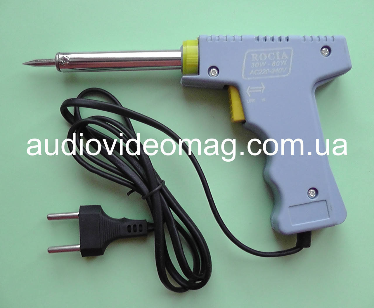 

Паяльник переменный 220V, 30 Ватт (30-70 Ватт max)
