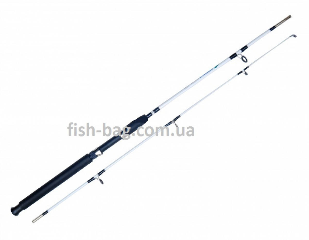

Спиннинг CROCODIL тест 100-250 гр(белый) 2.40м