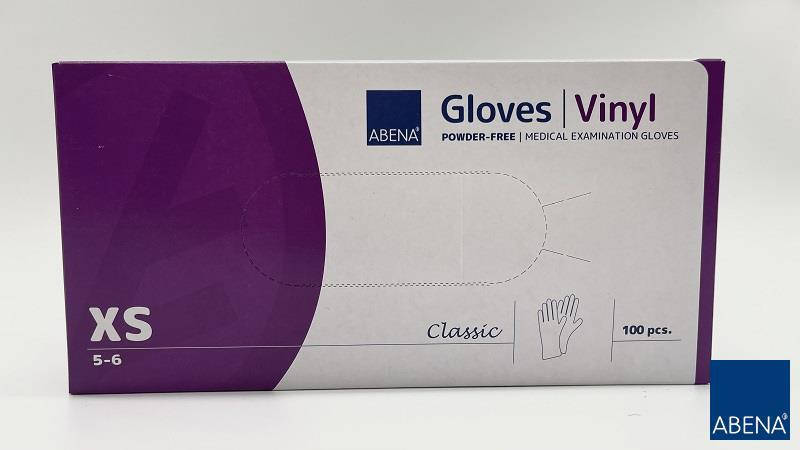 

Перчатки виниловые неопудренные ABENA Classic (прозрачные, Прозрачный