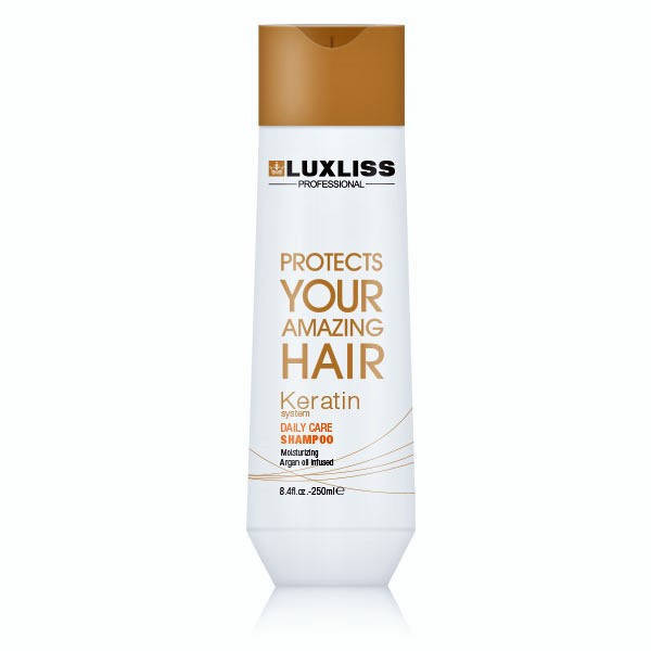 

Кератиновый шампунь для домашнего ухода Luxliss Keratin Daily Care Shampoo 250 мл