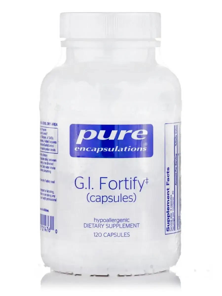 

Г.И. Фортифи, G.I. Fortify, Pure Encapsulations, 120 Капсул