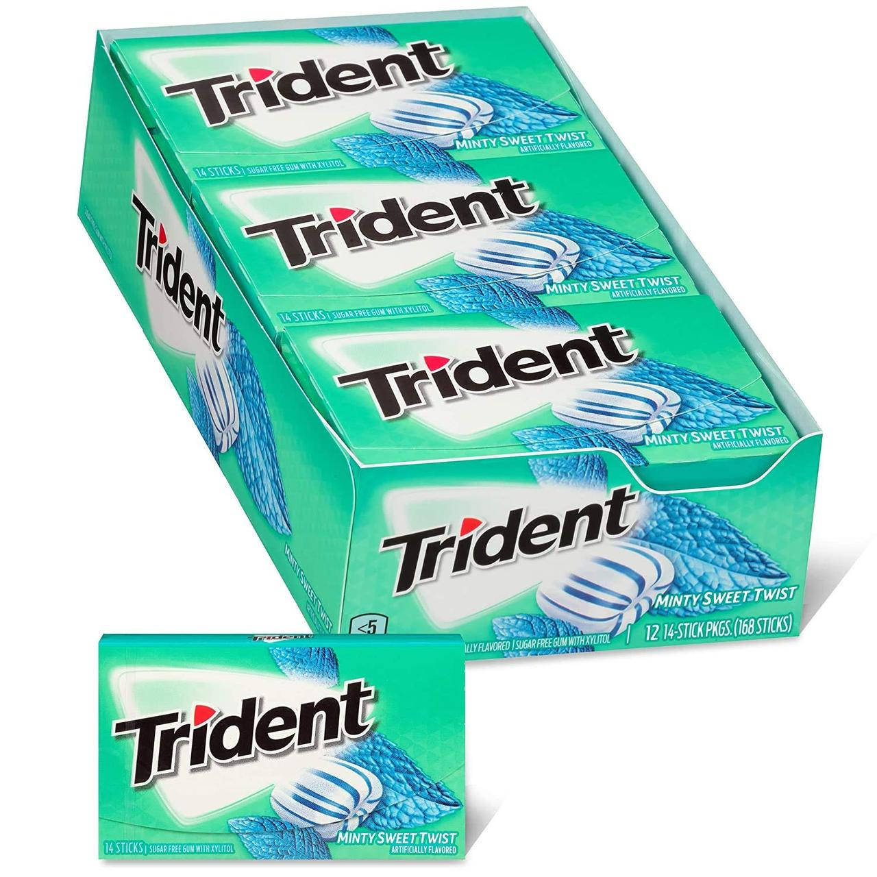 

Блок Trident Minty Sweet Twist (12 шт)