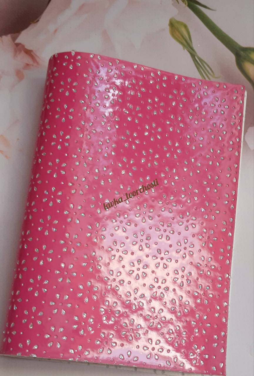 

Екошкіра з тисненням Квіточка 20*15см рожевий