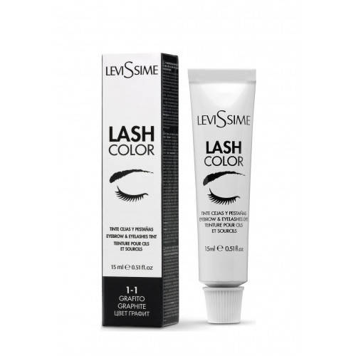 

Краска для бровей и ресниц Levissime Lash Color, цвет 1-1 графит 15 мл