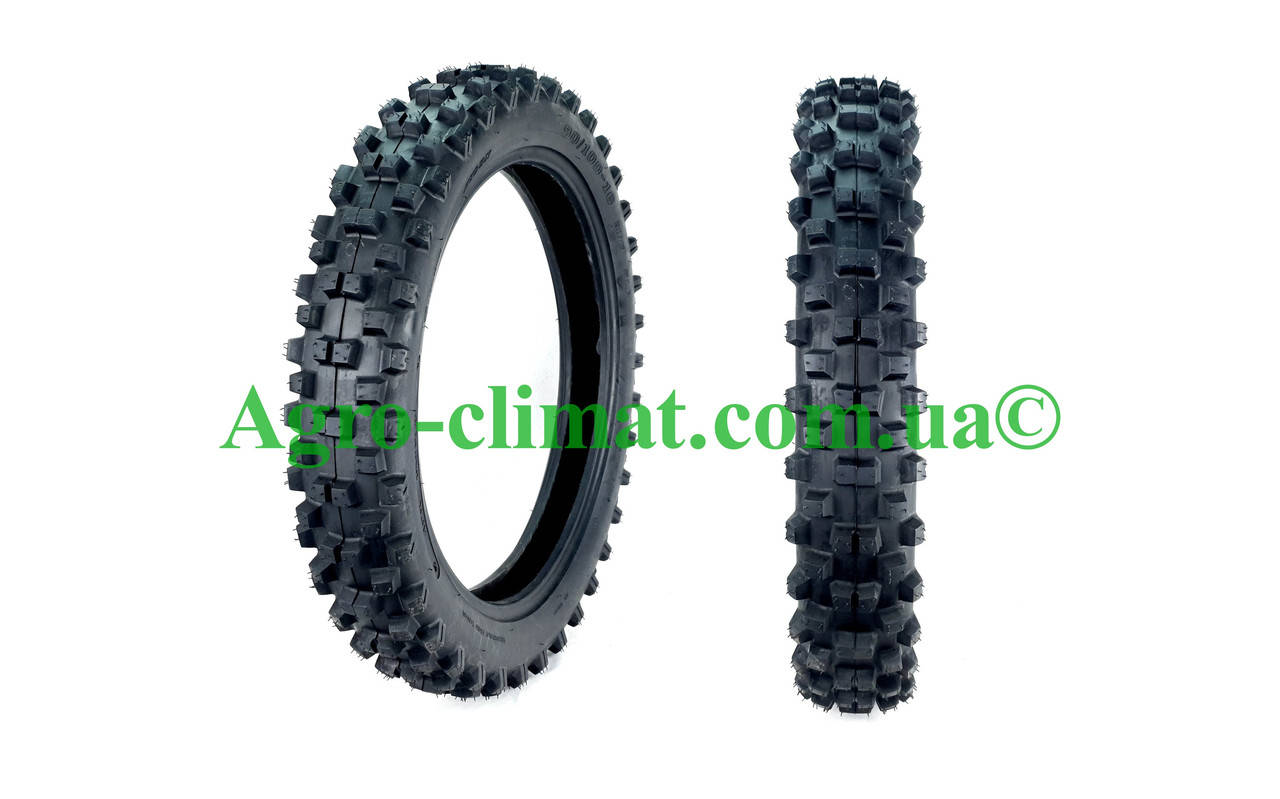 

Резина 90/100-16 "SHIH FA" камерная кроссовая Вьетнам, 4PR, к. О805
