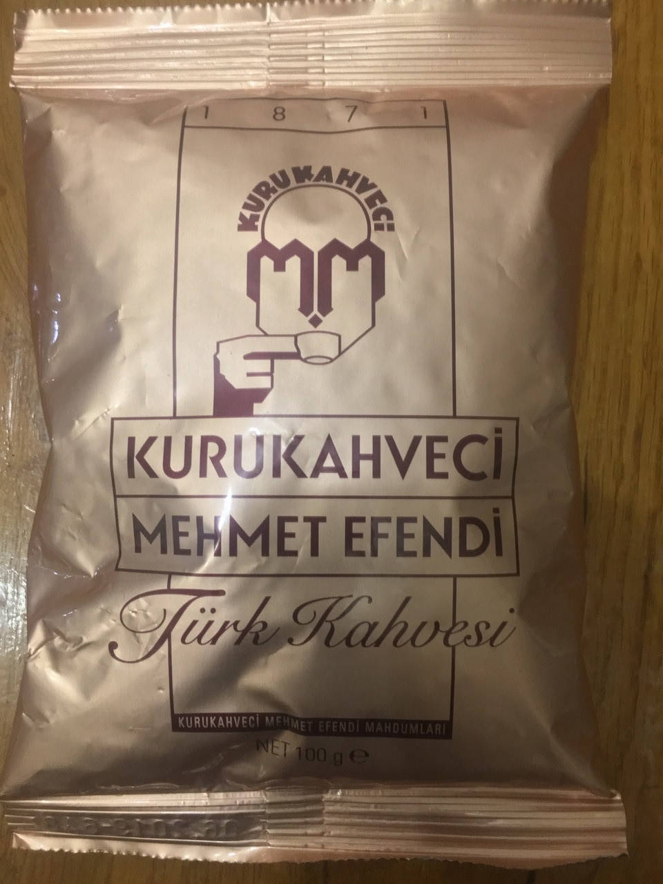 

Турецкий кофе молотый MEHMET EFENDI KURUKAHVECI 100г, средней прожарки, арабика