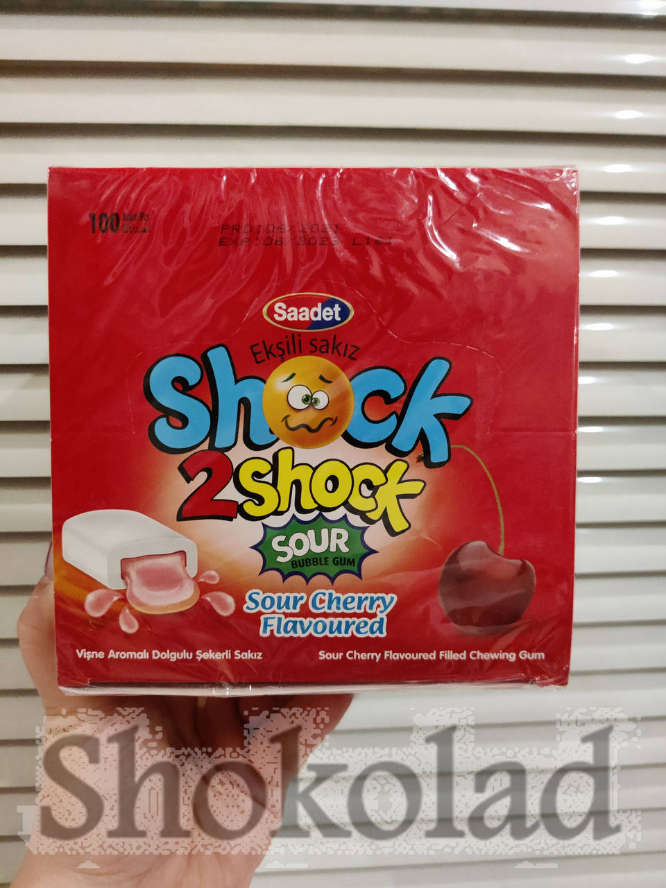 

Жвачка Shock 2 Вишня