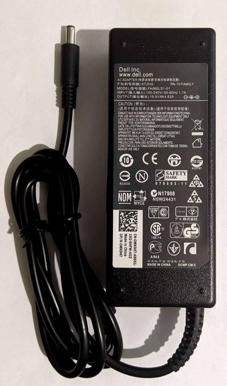 

МЗП (зарядное устройство) для ноутбука DELL 19,5V / 4.62A (4.5 * 3,0) FA065LS1-01