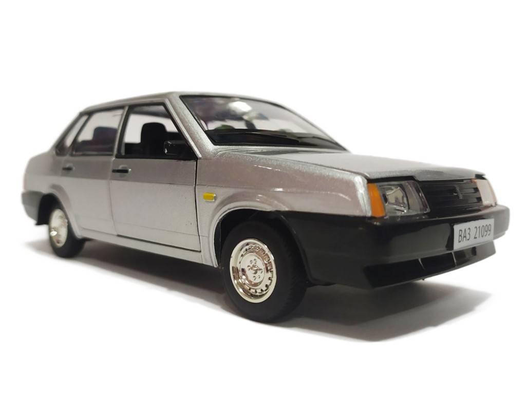 

Металлическая машинка "Автопром" ВАЗ-21099 Самара, Серый