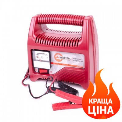 

Устройство зарядное для аккумуляторов 6/12 В INTERTOOL AT-3014