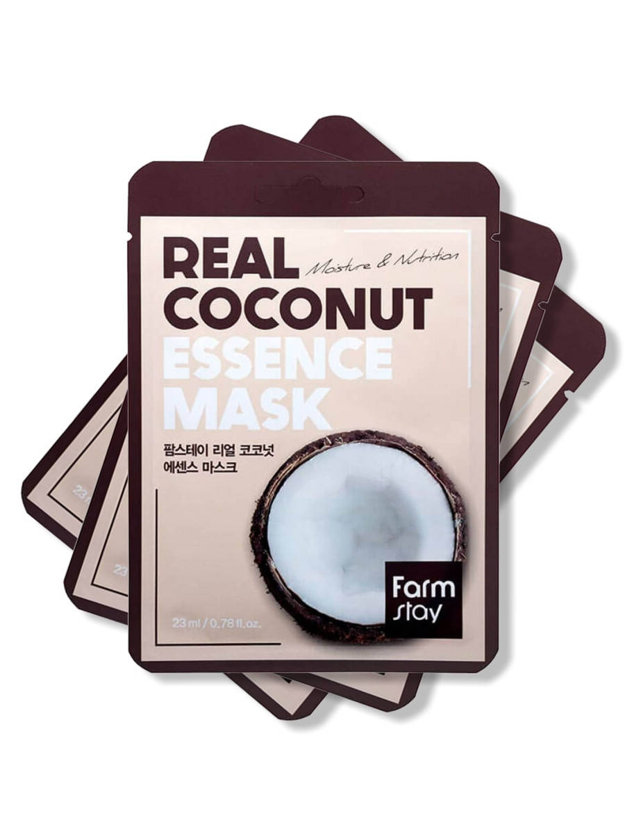 

Тканевая маска для лица с экстрактом кокоса FarmStay Real Coconut Essence Mask