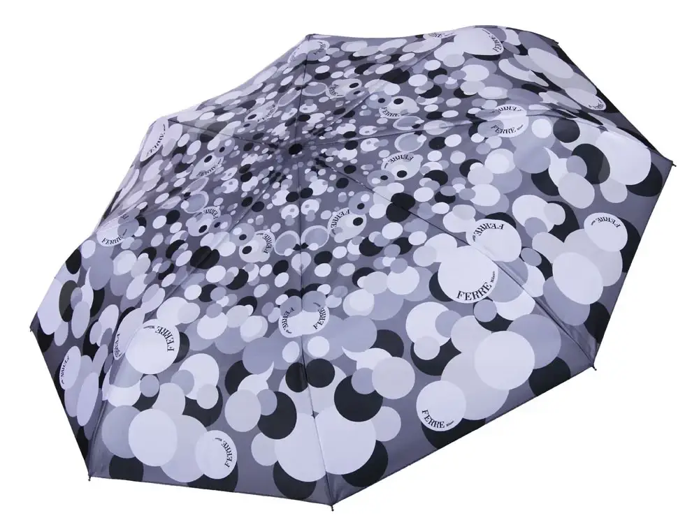 

Стильный зонт FERRE Пузырьки воздуха ( полный автомат ), Красный