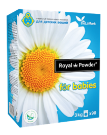 

Бесфосфатный стиральный порошок Royal Powder Baby 3000