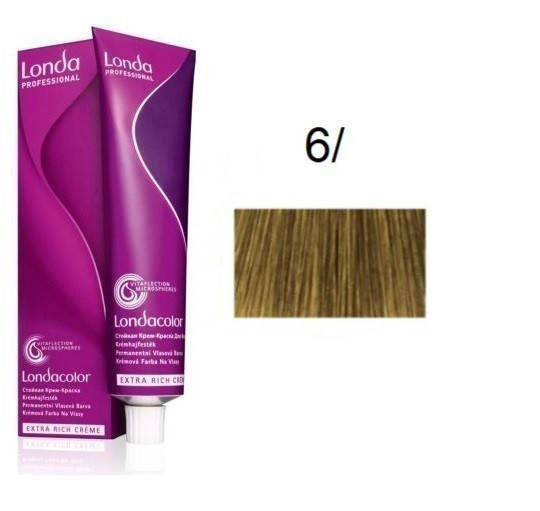 

Крем-краска для волос Londacolor 6/ Темный блондин натуральный 60 мл