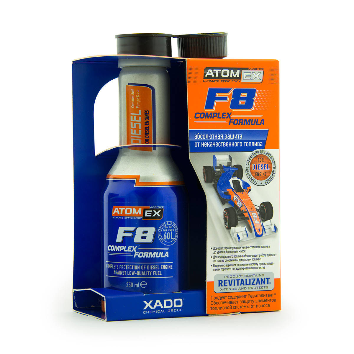 

Защита от некачественного топлива дизель Хадо Atomex F8 Complex Formula 250 мл