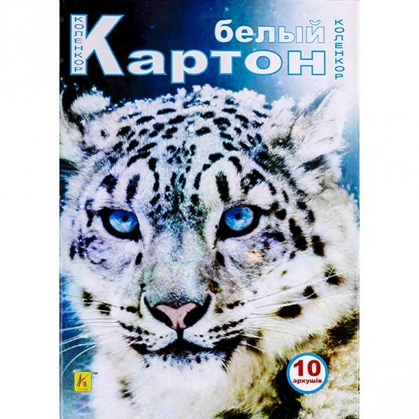 

Белый картон А4 10 листов «Аляска»
