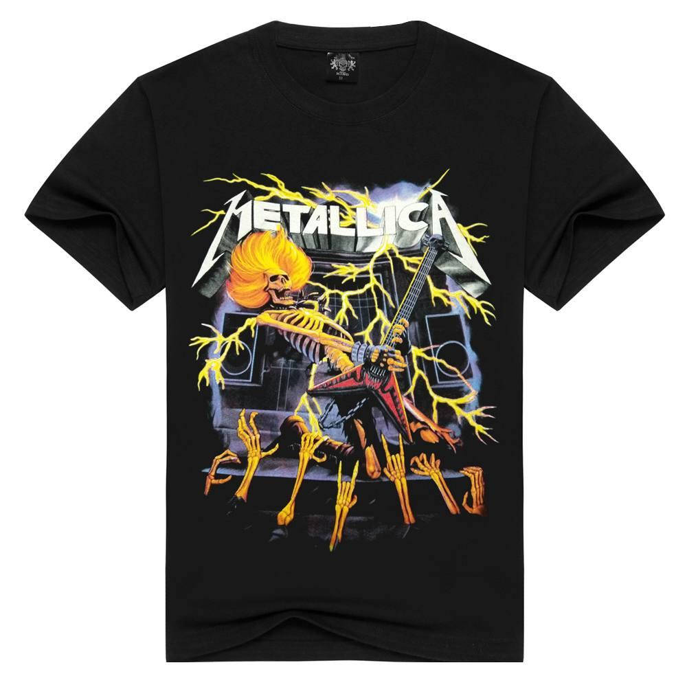 

Футболка Metallica черная мужская с рисунком