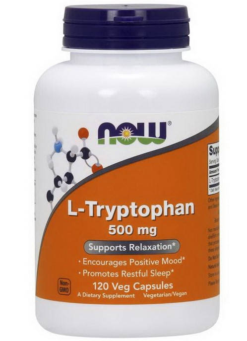 

Now Foods L-Tryptophan 500 mg 120 veg caps