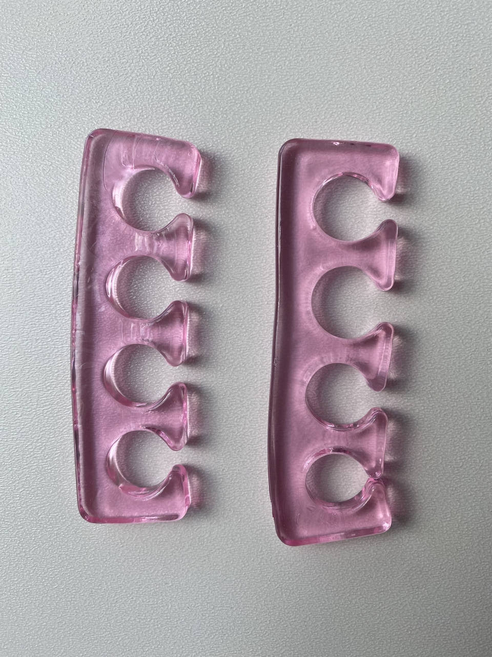 

Многоразовые разделители пальцев для педикюра Розовые (растопырки) силликоновые