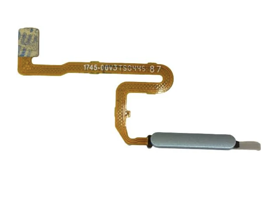 

Шлейф для Xiaomi Redmi Note 10 Pro 4G, с кнопкой включения, с сканером отпечатка пальца (Touch ID) голубого