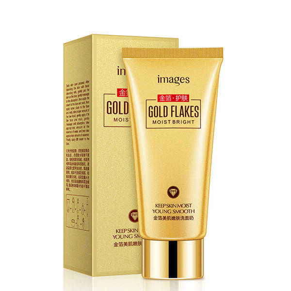 

Пенка для умывания с частицами золота Images Gold Flakes Moist Bright Cleanser, 100г