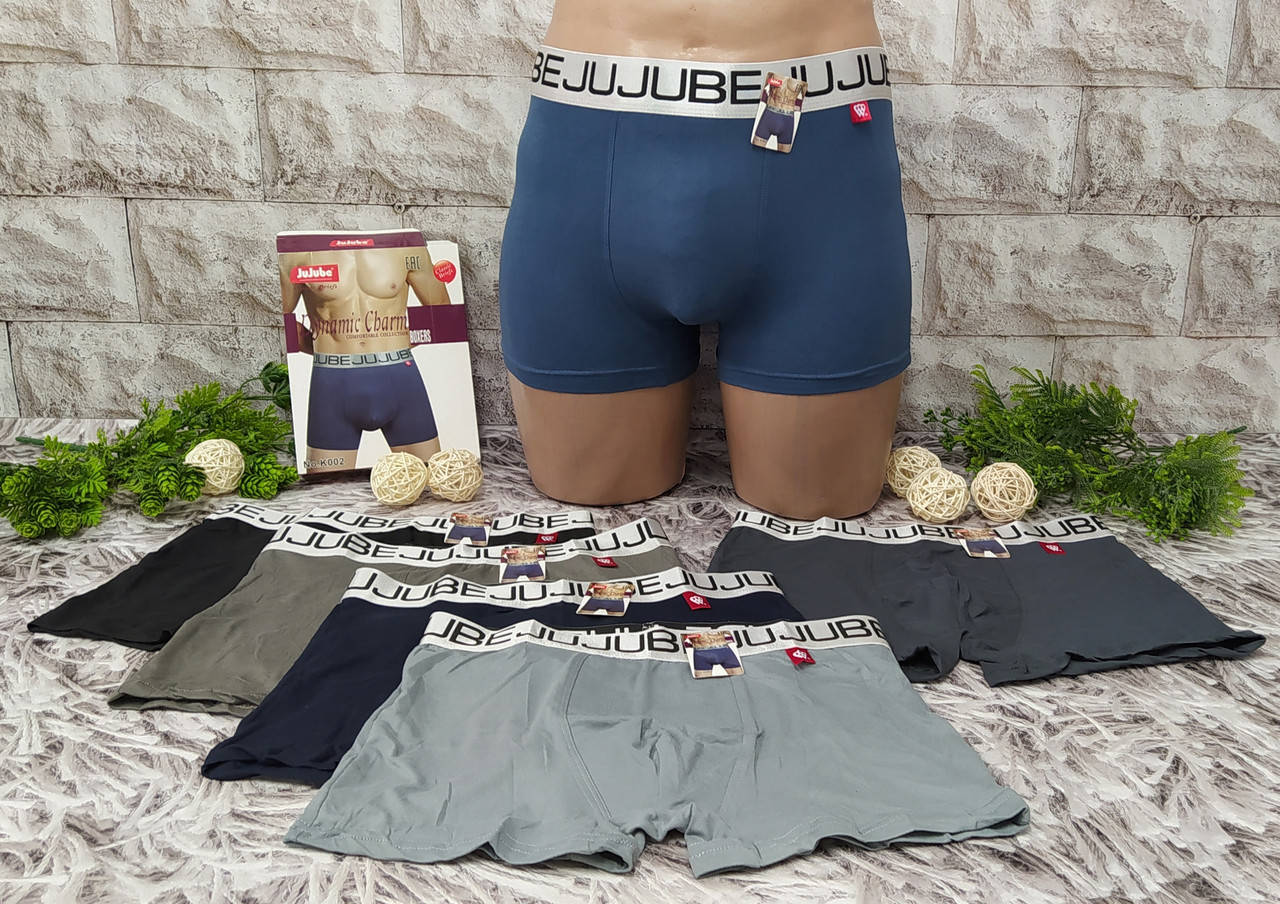 

Трусы мужские боксеры XL (48 раз) хлопок Jujube (K002), Разные цвета