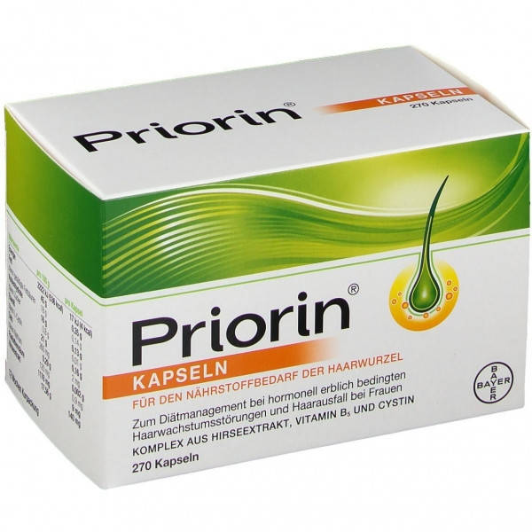 

Приорин PRIORIN Bayer 270 капсул Германия Препарат от выпадения волос
