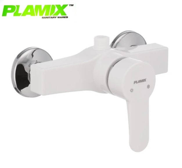 

Смеситель для душа Plamix Mario-003 White, Белый