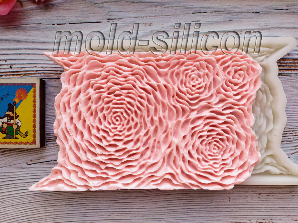 

Силиконовый молд "Текстура розы"