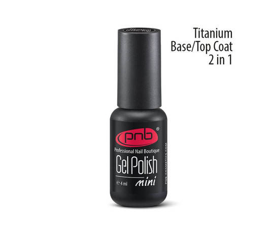 

Титановое покрытие 2-в-1 PNB 4 мл UV Titanium Base Top Coat 2 in 1