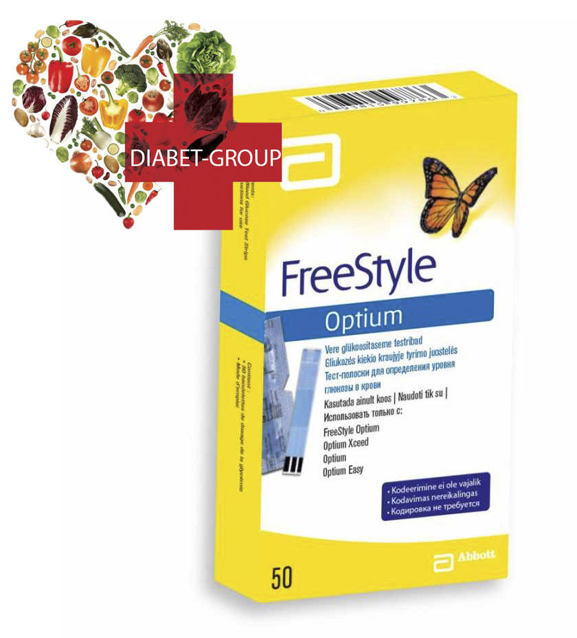 

Тест полоски Фри Стайл Оптиум (Free style optium) 50 шт.