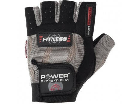 

Перчатки для фитнеса Power System Grey/Black