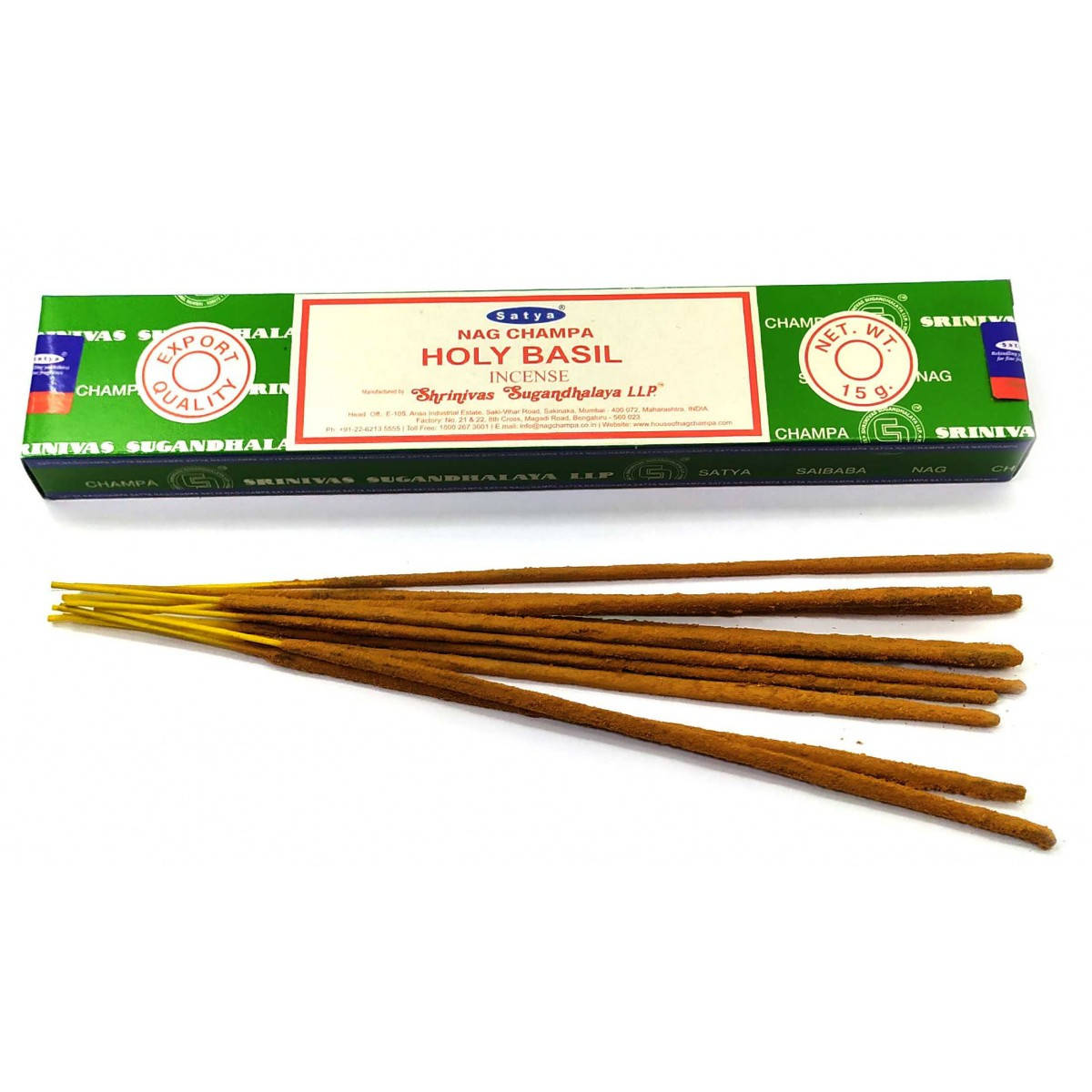 

Аромапалочки Holly Basil (Священный Базилик)(15 гр.)(Satya) масала благовоние