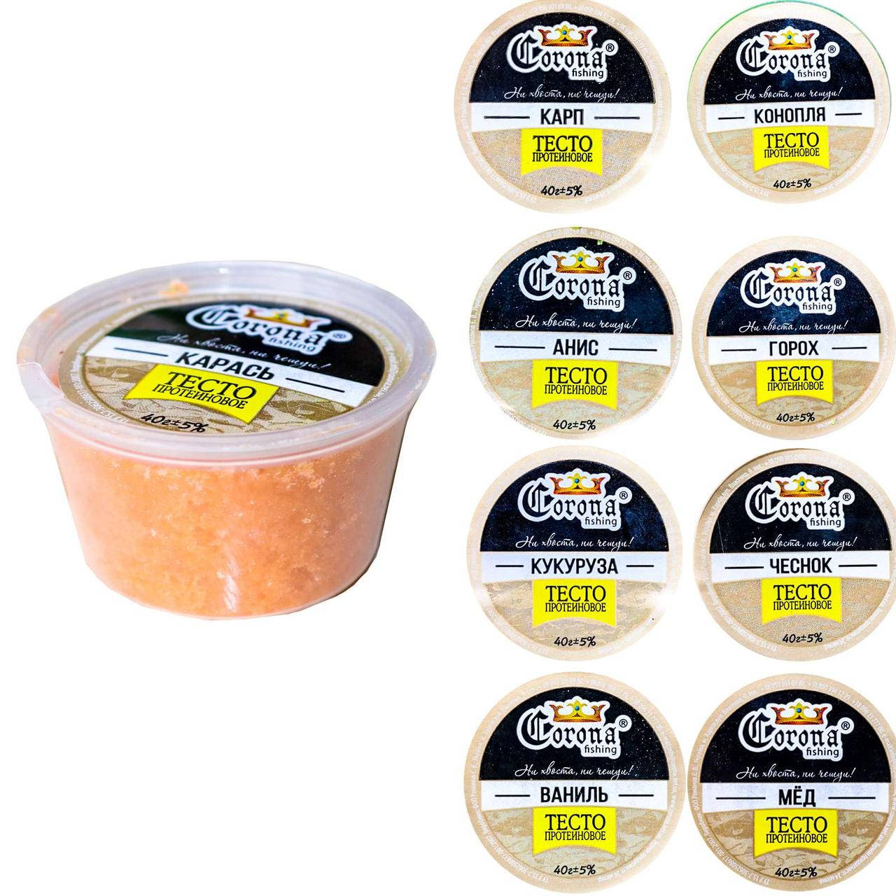 

Тісто Протеінове Корона 40г Конопля (5шт в уп)