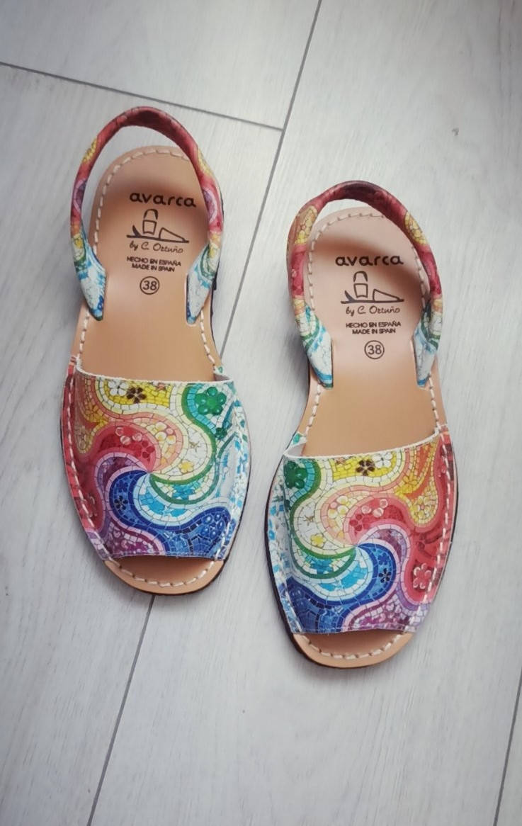 

Яркие менорки avarca из натуральной кожи Испания, оригинал, р 35